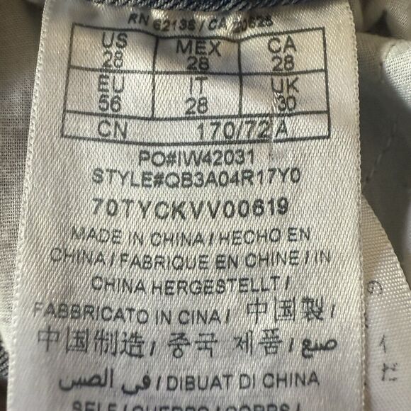 Guess Skinny Ankle Jeans Women’s Size 28 Classic Light Wash Logo Patch - Picture 8 of 8